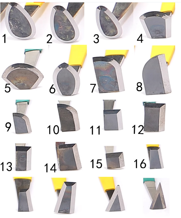 Triangle tungsten carbide Trimming Tool for Ceramic